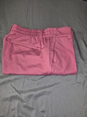 Girls' Bubblegum Pink Elastic-Waist Joggers